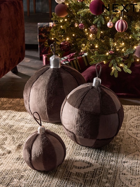 Pliša Bauble Božična dekoracija