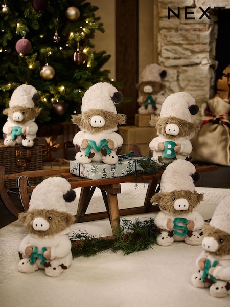 Hamish Monogram Letter Plush Ornament Toy