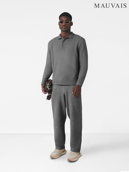 MAUVAIS Grey Montreux Knit Joggers (V63389) | €105