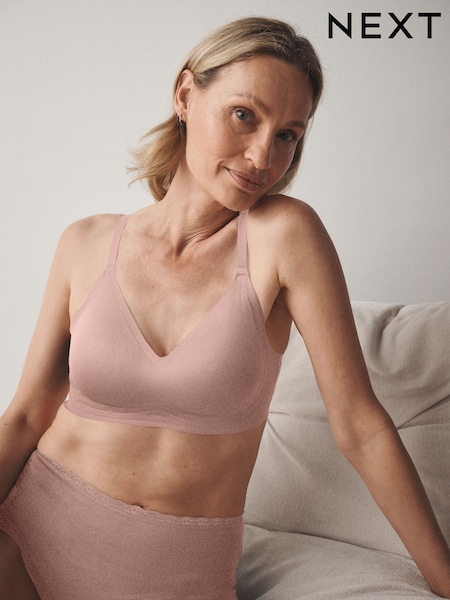 Blush Pink - Menopause Friendly Cooling Smoothing Bra