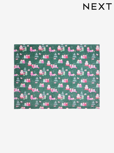 Christmas Pigs In Blanket Fleece Throw