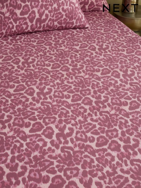 Brushed Fitted Sheet And Pillowcase Set