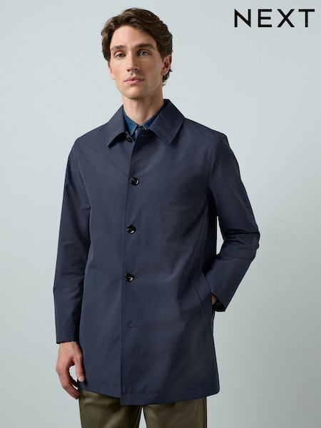 Navy - Regular Showerproof Trench Coat