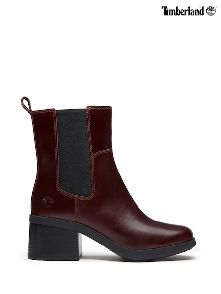 Qırmızı - Timberland Bellevaux Mid Chelsea Boots