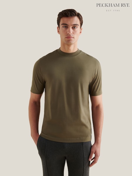 Peckham Rye Green Mercerised Jersey T-Shirt (V64283) | €46.50