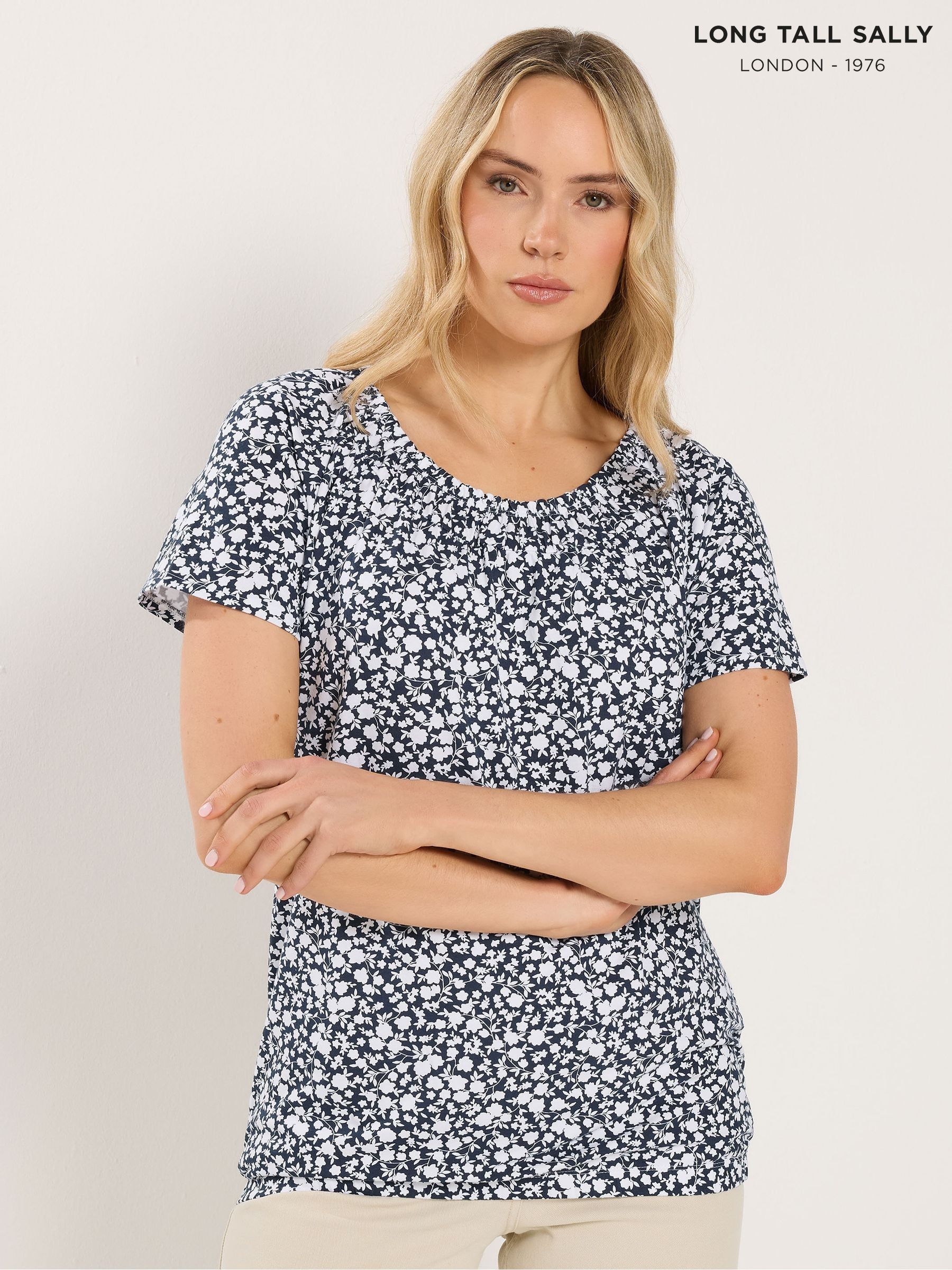 Buy Women's Tops Bubble Hem Online | Next USA