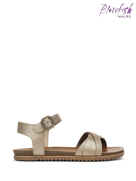 Blowfish Malibu Gold Monti-B Regular Fit Strappy Sandals (V64434) | $137