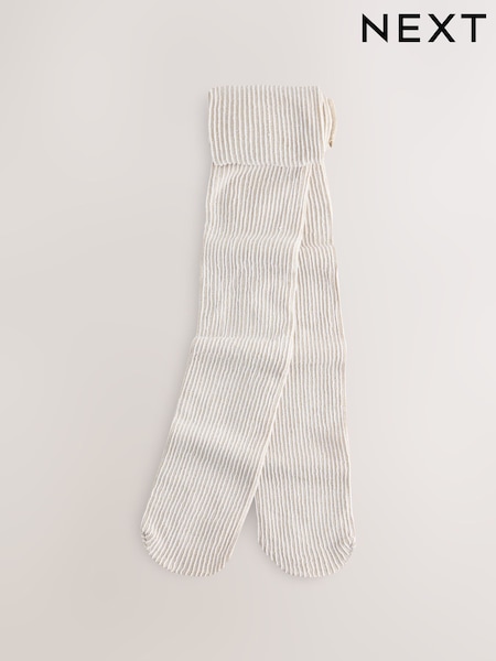 ოქრო - 60 Denier Sparkle Rib Tights