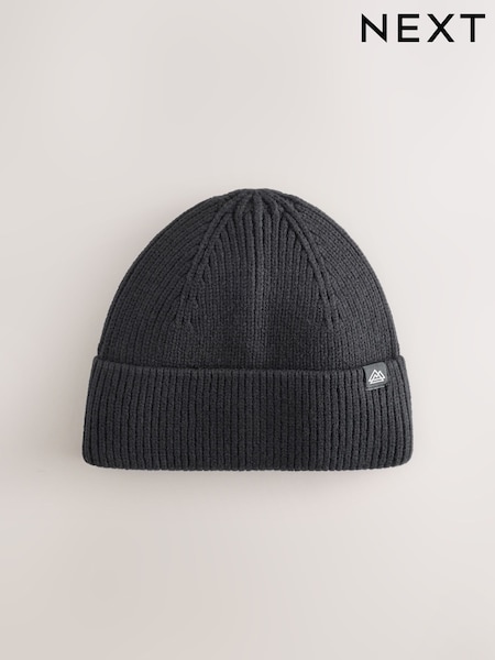 Noir - Bonnet tricoté Chapeaux (1-16yrs)