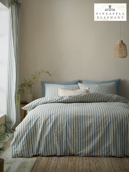 Pineapple Elephant Cotton Rich Woven Stripe Duvet Cover Set (V64581) | ‏128 د.إ.‏ - ‏ 233‏ د.إ.