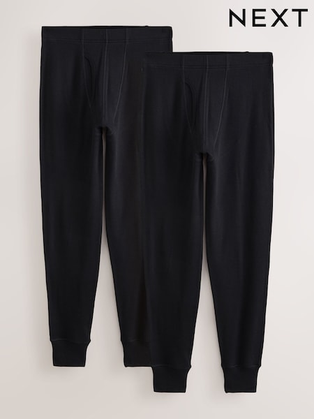 Black - Regular Thermal Leggings 2 Pack
