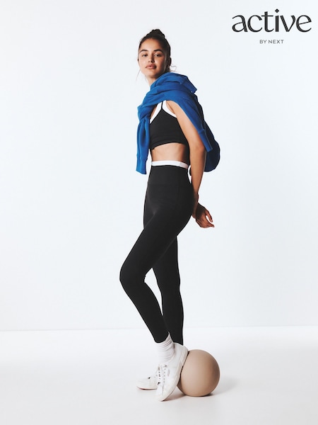 ខ្មៅ - ខោជើងវែង Active Balance ពីរស្រទាប់