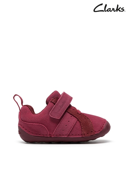 Red - Clarks Pre Walker Tiny Park Toddler Shoes