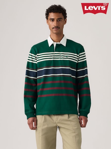 Grün - Regular Levi's® Union Rugby Shirt