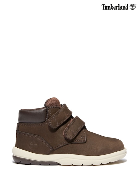Brown - Timberland Toddle Tracks Mid Hook & Loop Boots