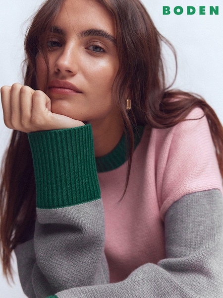 Boden Lucy Relaxed Cotton Jumper (V65273) | kr1 178