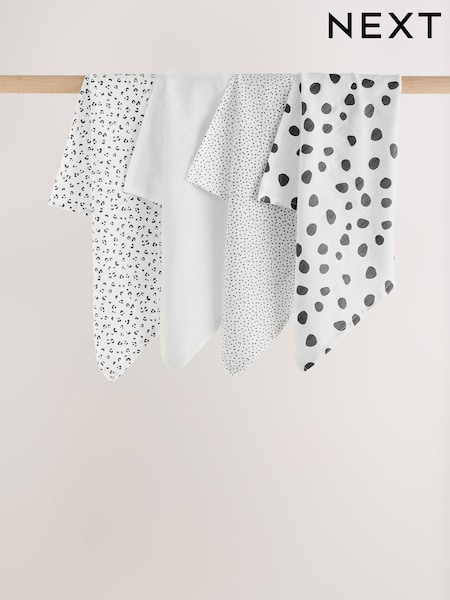 Mono - Baby Muslins Cloths 4 Pack
