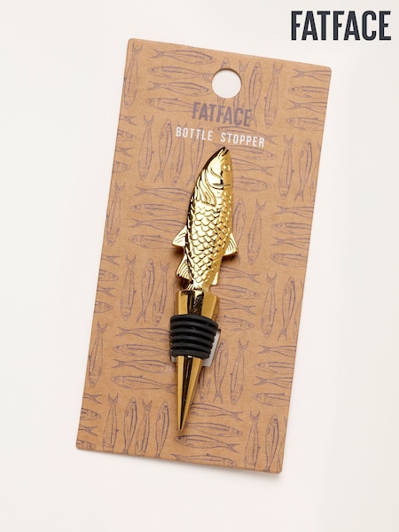 Fatface Fish Shaped Bottle Stopper