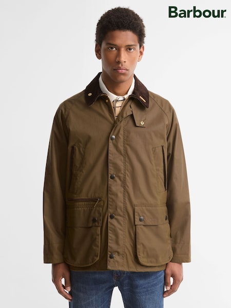 Brązowy - Regular Barbour® Icons Bedale Wax Melts & Burners Jacket