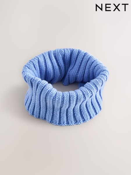 Blue - Rib Snood (1-16yrs)