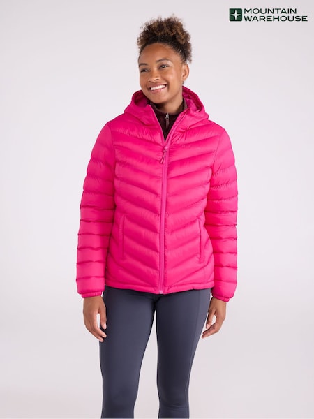 Mountain Warehouse Bright Pink Seasons Womens Water-Resistant Padded Jacket (V65815) | Rp 1,296,000
