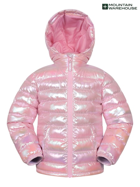 Mountain Warehouse Pink Seasons II Kids Water-Resistant Padded Jacket (V65818) | AED186