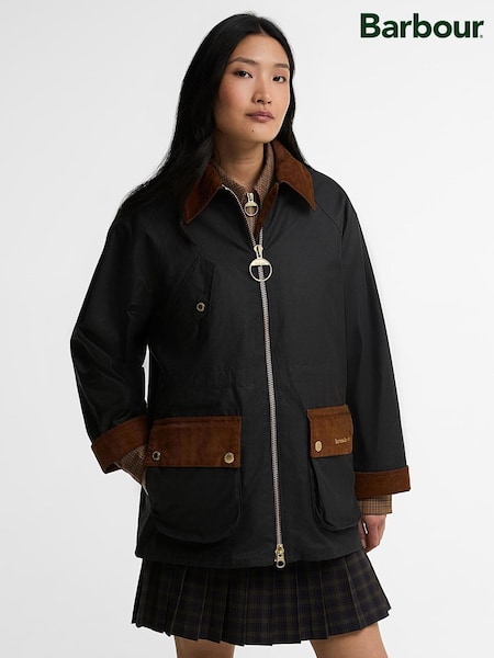 Blue - Barbour® Treeton Wax Jacket
