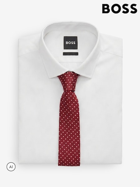 Red - Regular Boss Formal Wardrobe 7.5cm Tie