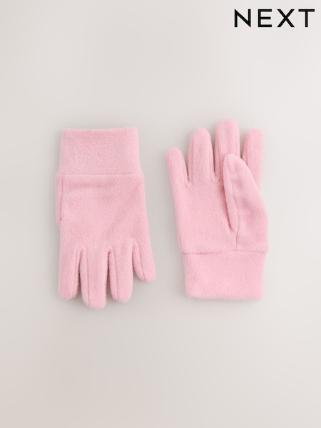 Pink - Fleece Gloves (3-16yrs)