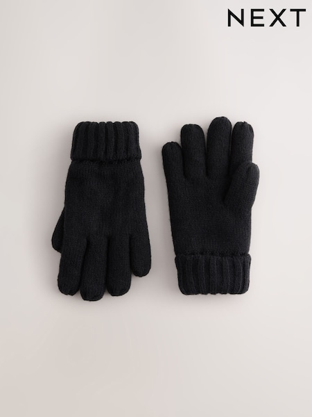 Black - Thinsulate Gloves (3-13yrs)
