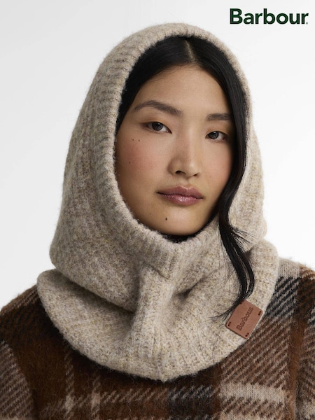 Natural - Barbour® May Knitted Scarve