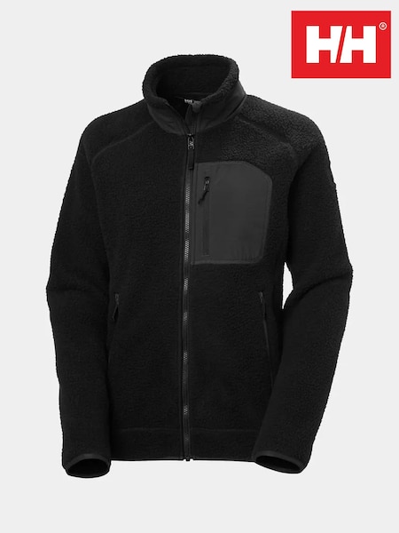 أسود - Helly Hansen Imperial Pil Block Fleece Coat