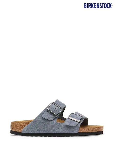 Blue - Birkenstock Arizona Suede Sandals