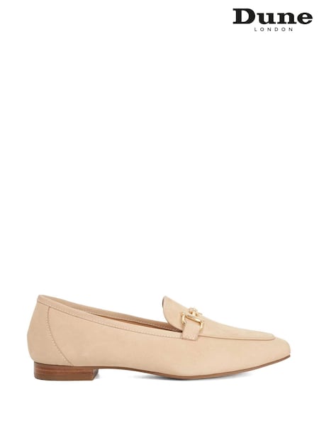 Dune London Natural Grained Loafers (V66704) | AED518