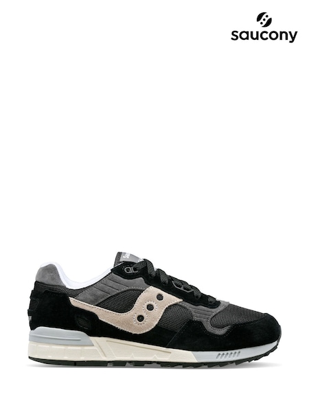 Black/Cream - Regular Saucony Shadow 5000 Trainers