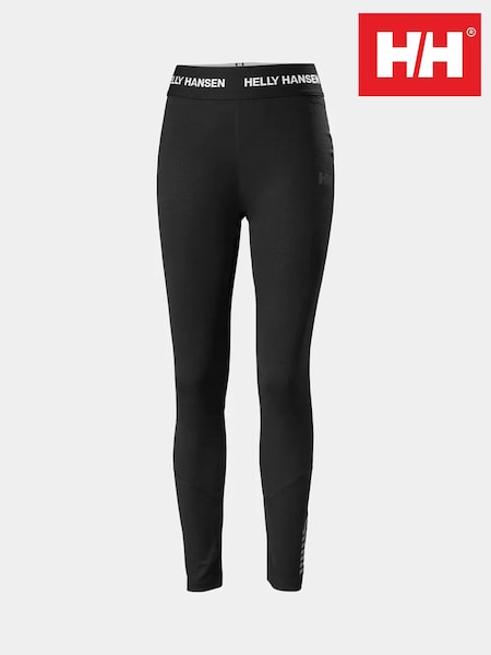 أسود - Helly Hansen Life Active Ski Base Layer Leggings