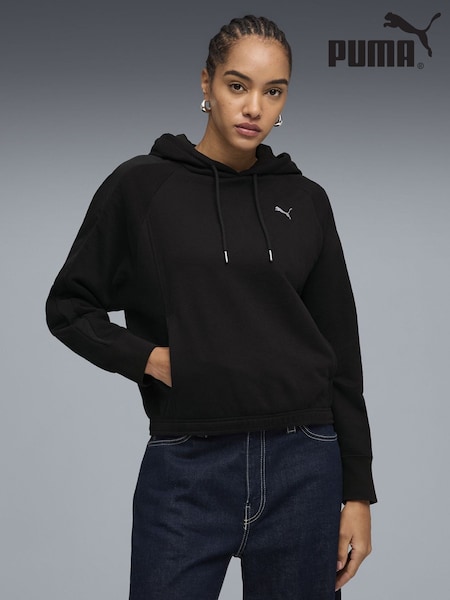 Puma Black Oversized Hoodie (V67428) | $132
