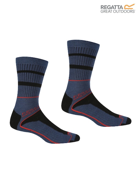 Regatta Blue Samaris 3 Season Socks (V67500) | SGD 48
