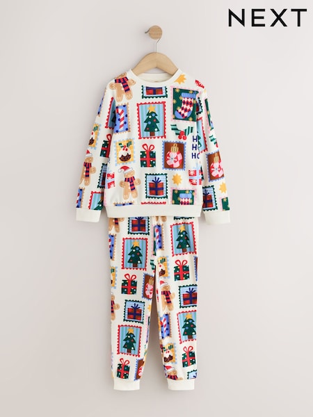 Ecru - Family Christmas Matching Pyjamas Set (9mths-16yrs)