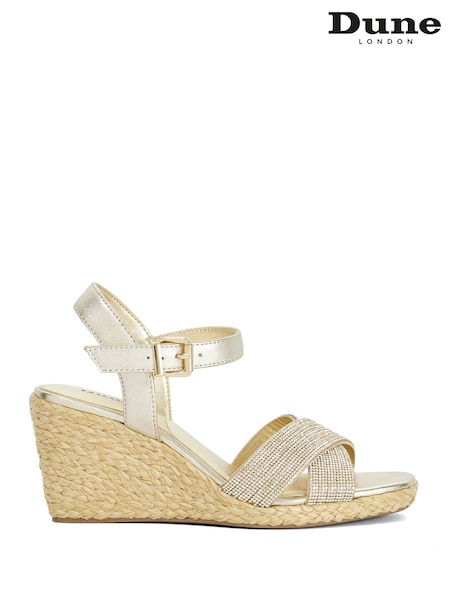 Dune London Metallic Kyro Wedges (V68664) | AED518