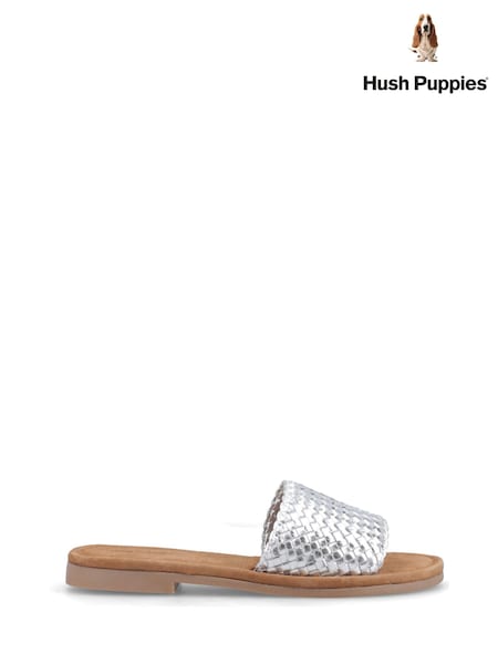 Hush Puppies Silver Hetty Slide Wide Fit Sandals (V68705) | € 49