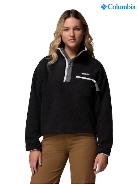 Schwarz - Columbia Helvetia™ Ii Cropped Half Snap Fleece