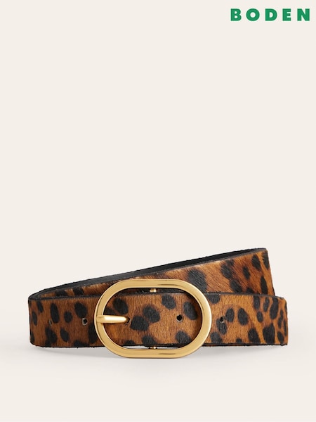 Boden Brown Classic Leather Belt (V69406) | SGD 126