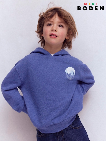Boden Blue Front and Back Hoodie (V69416) | AED169 - AED204