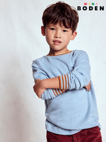 Boden Blue Cosy Mid-weight T-Shirt (V69418) | €30.50 - €36