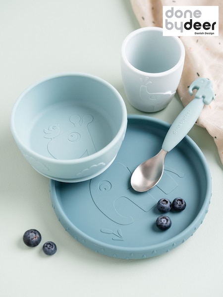 Done By Deer Stick & Stay Deer Friends Dinner Set