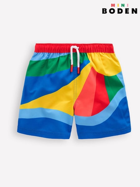 Boden Blue Sunshine Rainbow Swim Shorts (V69924) | AED111 - AED122