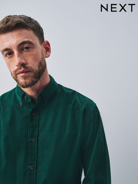 Zaļš - Regular Cord Long Sleeve Shirt