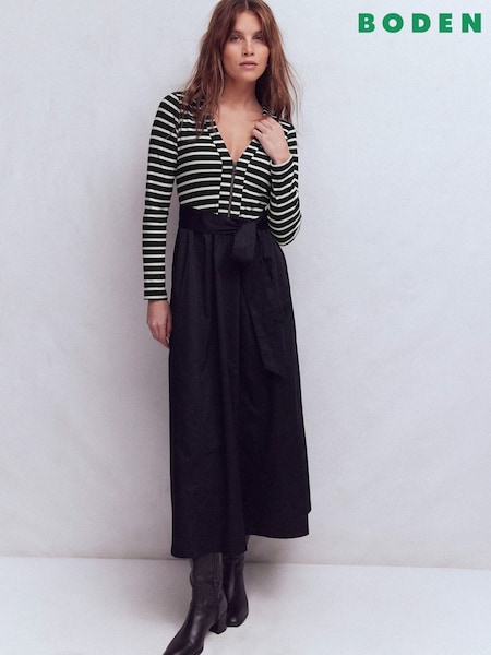 Boden Long Sleeve Mix Media Dress (V70128) | 750 zł