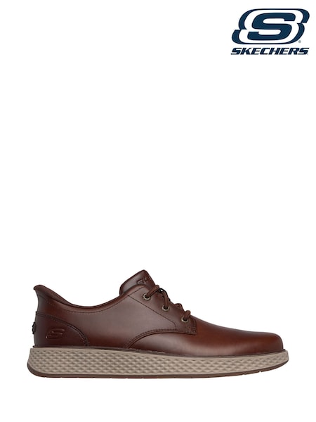 Brūna krāsa - Regular Skechers Burkett Lonzo Men Shoes